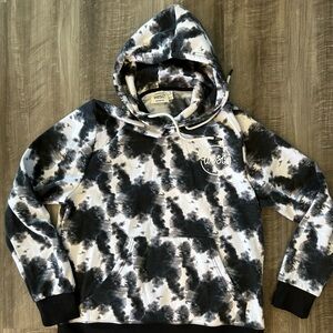 Wesc Monochrome Tie-Dye Hoodie